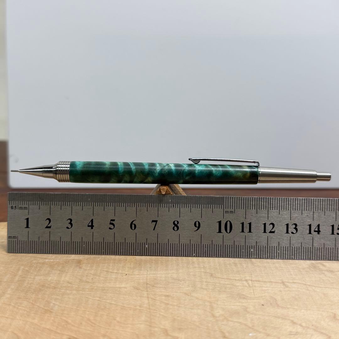 135栃トラ杢スタビ　PG-5用カスタム木軸　低重心Rグルーブ(溝)タイプステン