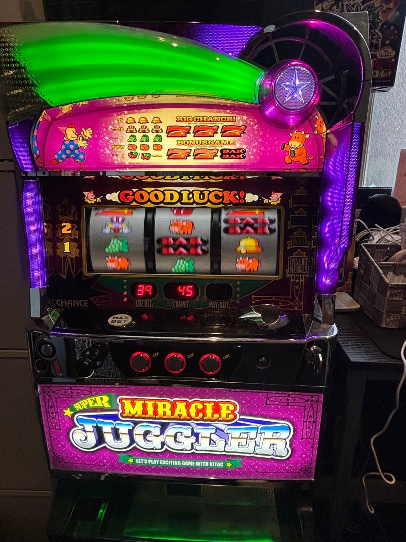 スーパーミラクルジャグラー 実機