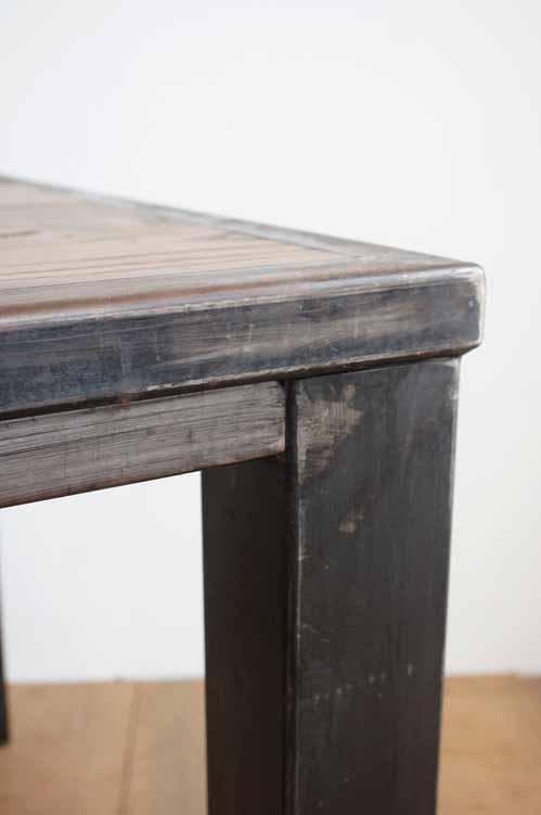 ヴィンテージ アイアンウッドテーブル1 51