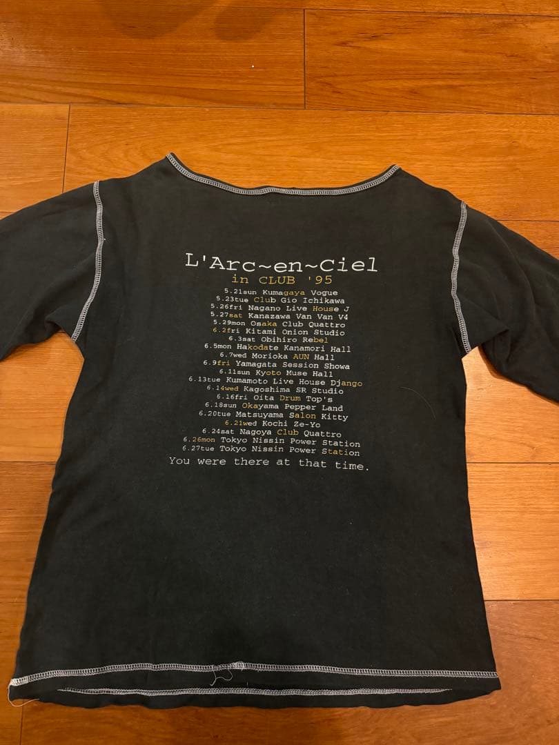 L'Arc〜en〜Ciel 直筆サイン入りロンT 95年