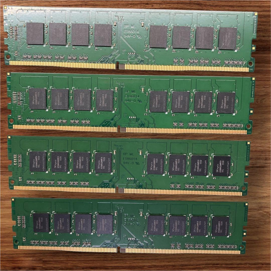 4枚差Memtest済 ADATA 8GB×4枚 計32GB DDR4-2133