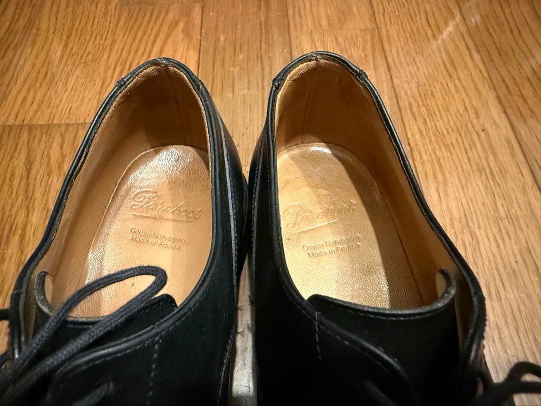 パラブーツparaboot ジャンボード　黒ブラック8.5 美品　NOIR