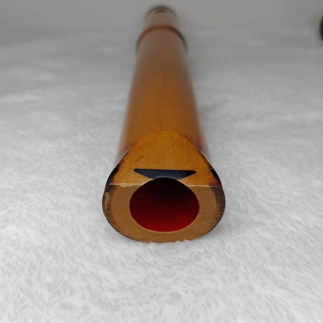 琴風尺八 蝴蝶マーク 琴風調 銘木尺八 門 1尺8