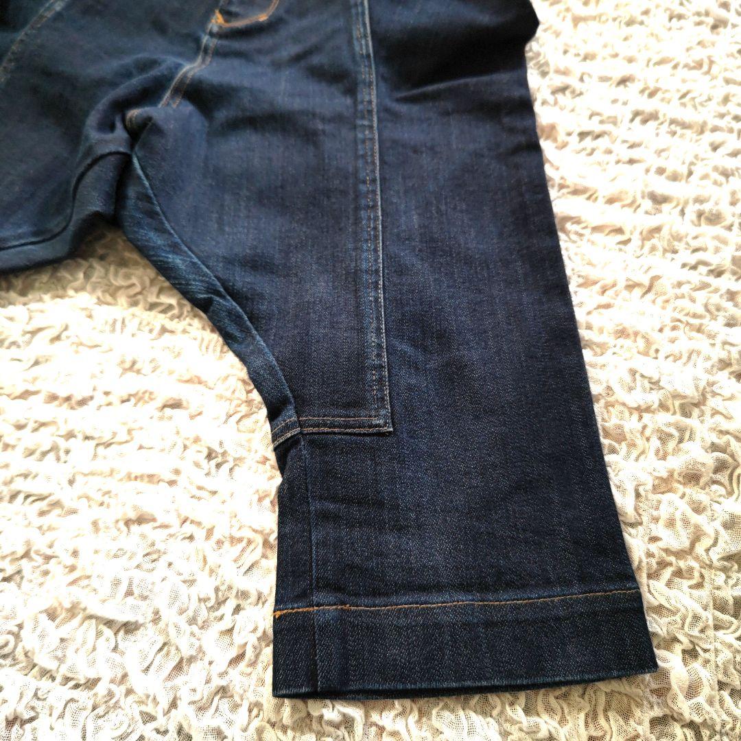 Zucca　日本製　変形デニム　サルエルパンツ　ブーツ合わせ◎　ダークインディゴ