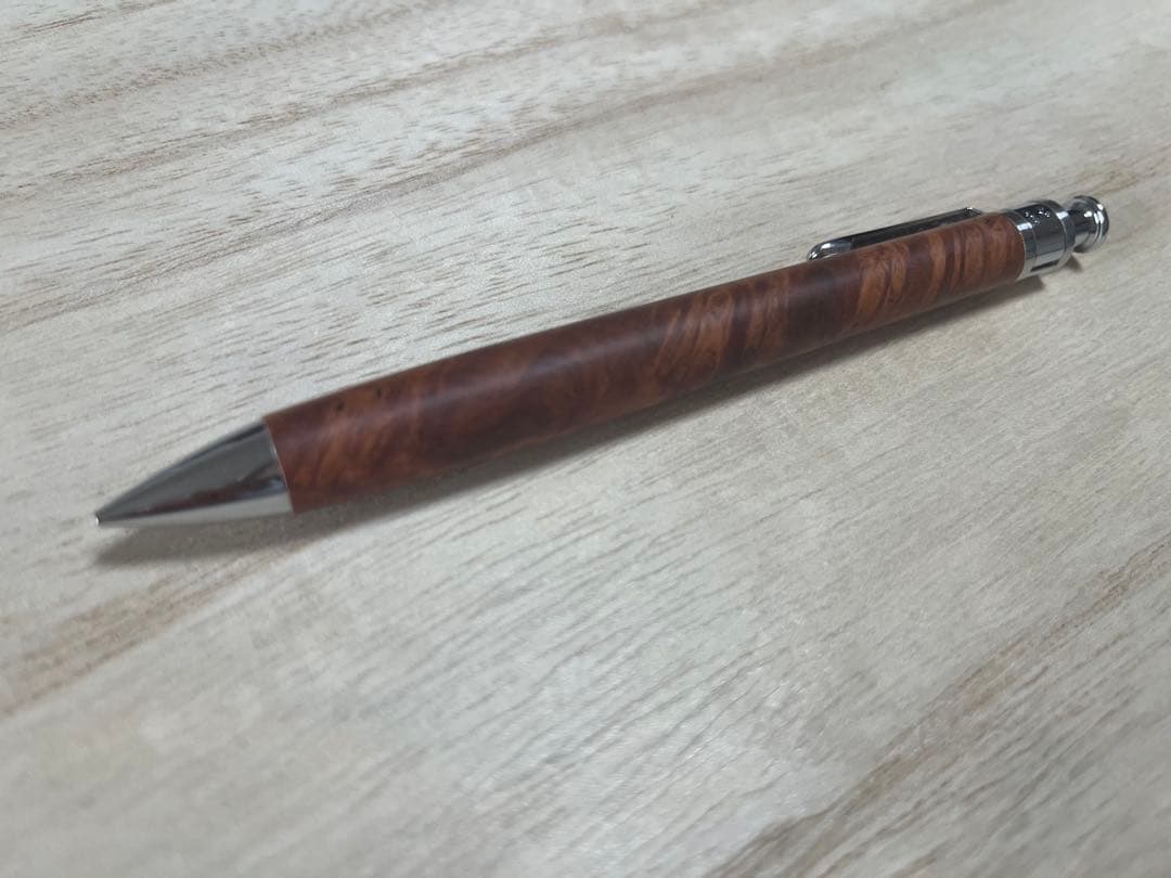 工房楔　シャープペンシル　花梨こぶ杢　0.5mm