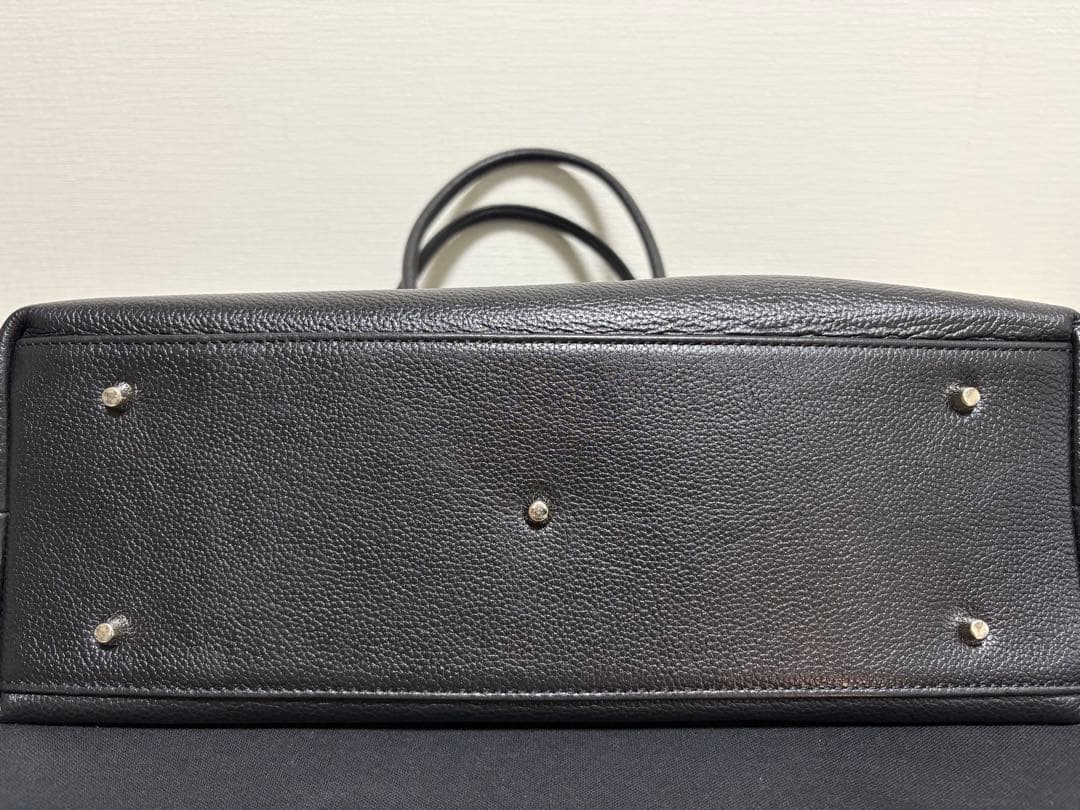 RATOM トートバッグ 本革 黒　シンプル A4収納可能 ビジネス 通勤