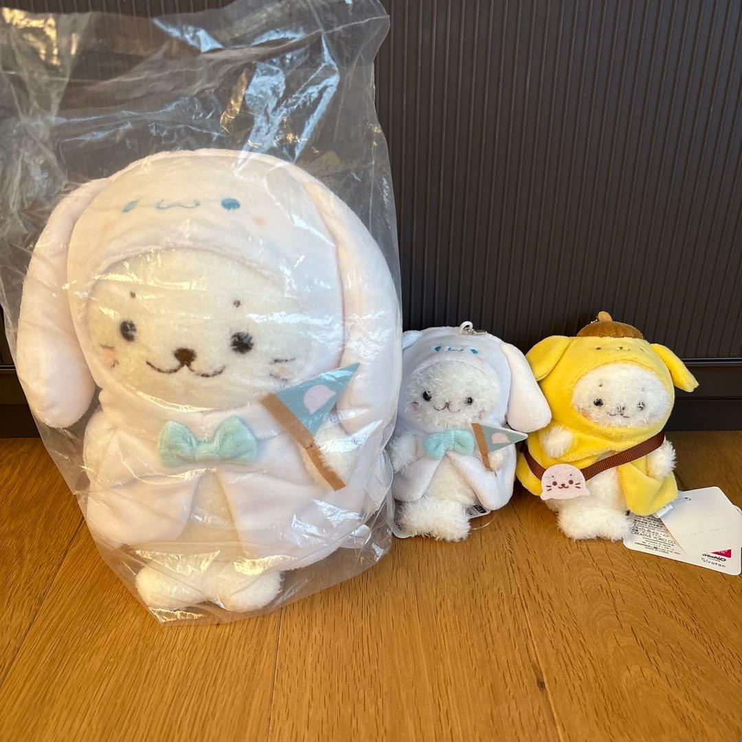 しろたん ぬいぐるみ まとめ売り 不二屋 シナモン サンリオ コンビニ