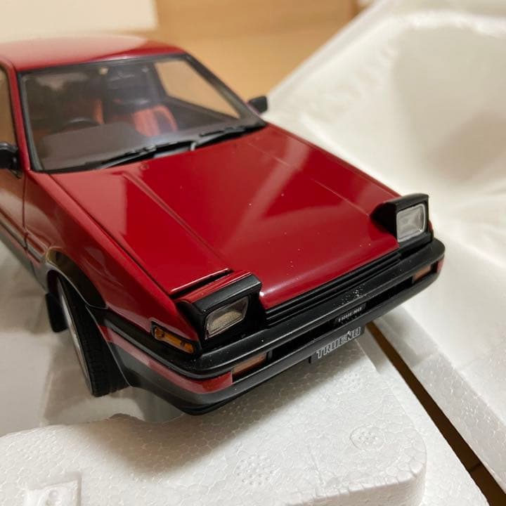 カー模型ラジコン　トヨタ　スプリンター　トレノ　GT APEX AE86 レッド