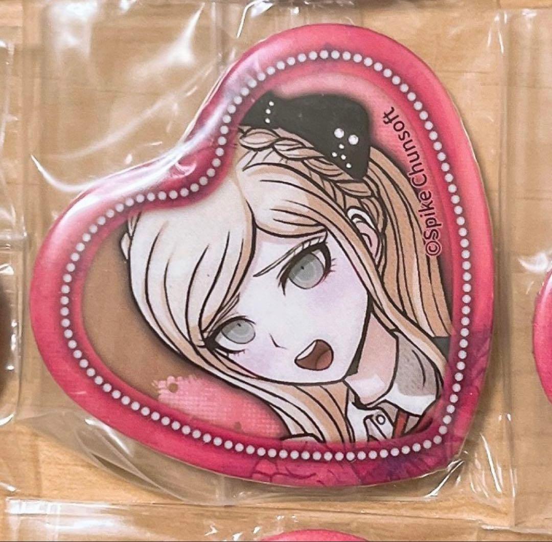 スーパーダンガンロンパ2 ソニア・ネヴァーマインド テレ顔 ハート缶バッジ