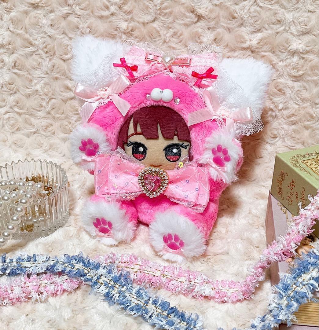 着ぐるみ ねこ おすわり ぬい服 12cm マスコット ちびぐるみ 507