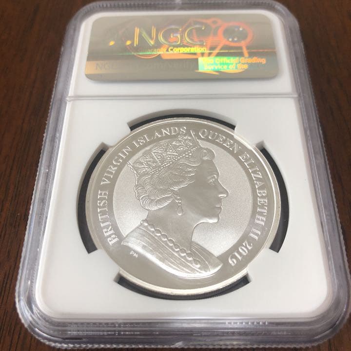 2019年 ウナとライオン銀貨 NGC PF69 限定モナリザラベル