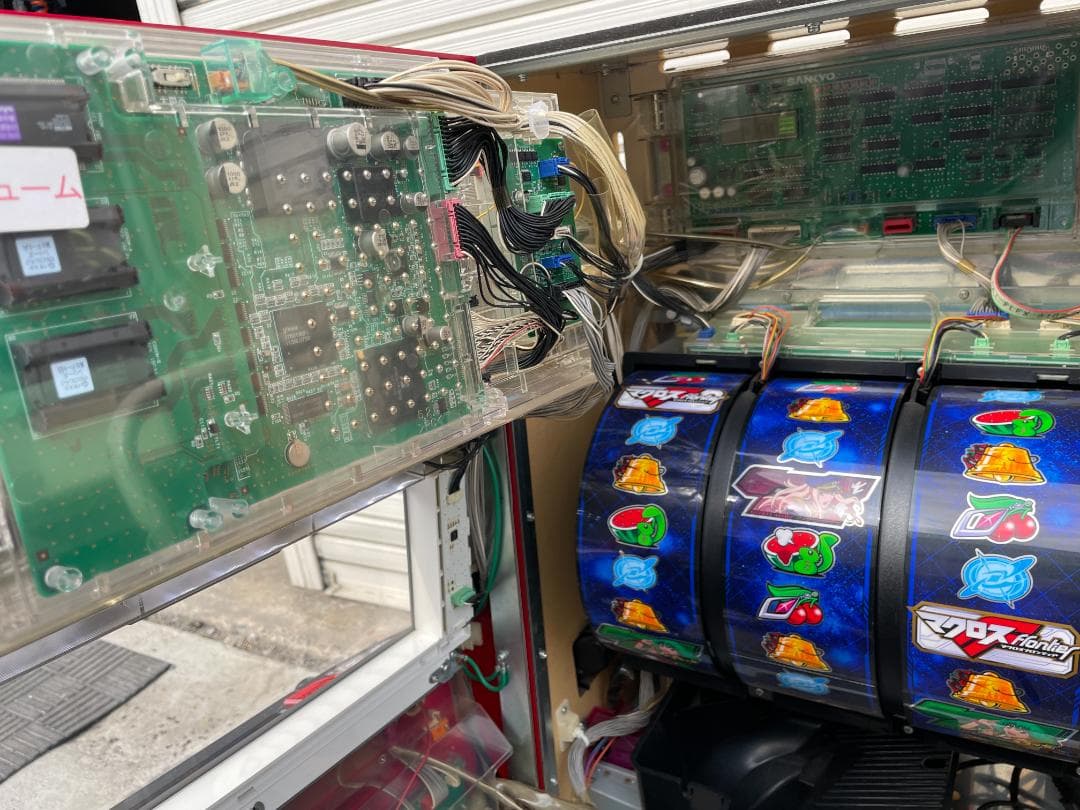 ☆ パチスロ 実機 初代 マクロス F フロンティア コイン不要 ドア設定