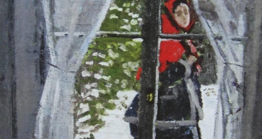 クロード・モネ、「The Red Hod-Madame Monet」、厳選