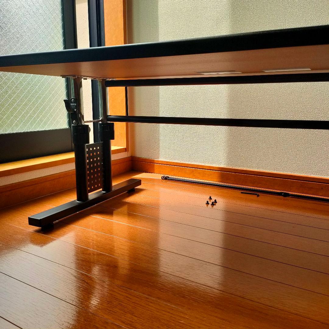 【Bauhutte】昇降式ローデスク BHD-1000L バウヒュッテ ブラック