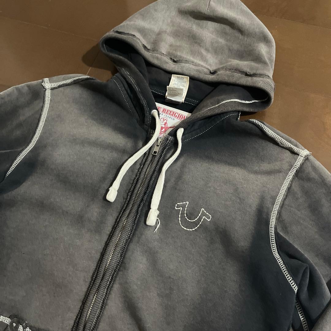 True Religion フーディー　ジップパーカー