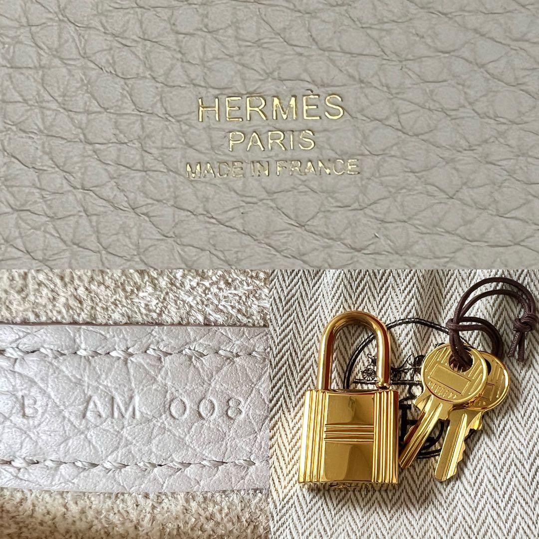 付属品完備★ エルメス ピコタンロック PM ベトン B刻印 オマケ付き