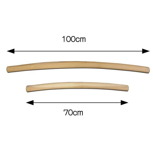 岐阜県関市製の模造刀 白鞘 大刀・小刀・刀掛け3点セットです。