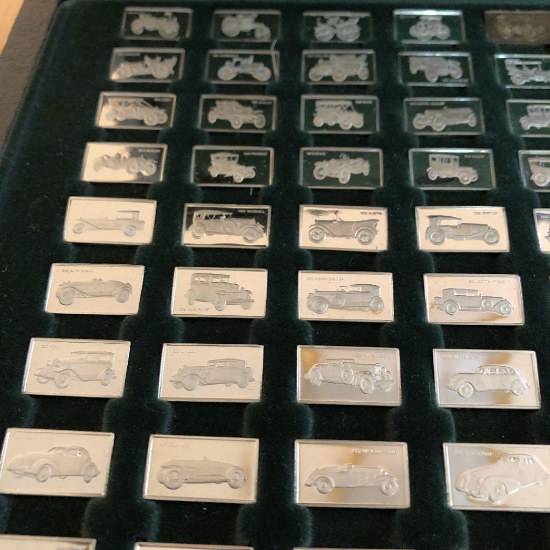 偉大なる自動車100種純銀製ミニチュアコレクション
