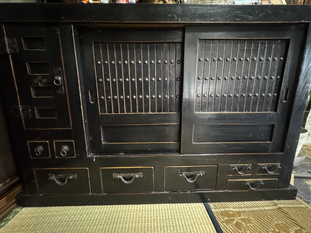 骨董品】和箪笥／時代箪笥／桐箪笥 アンティーク家具 87-1