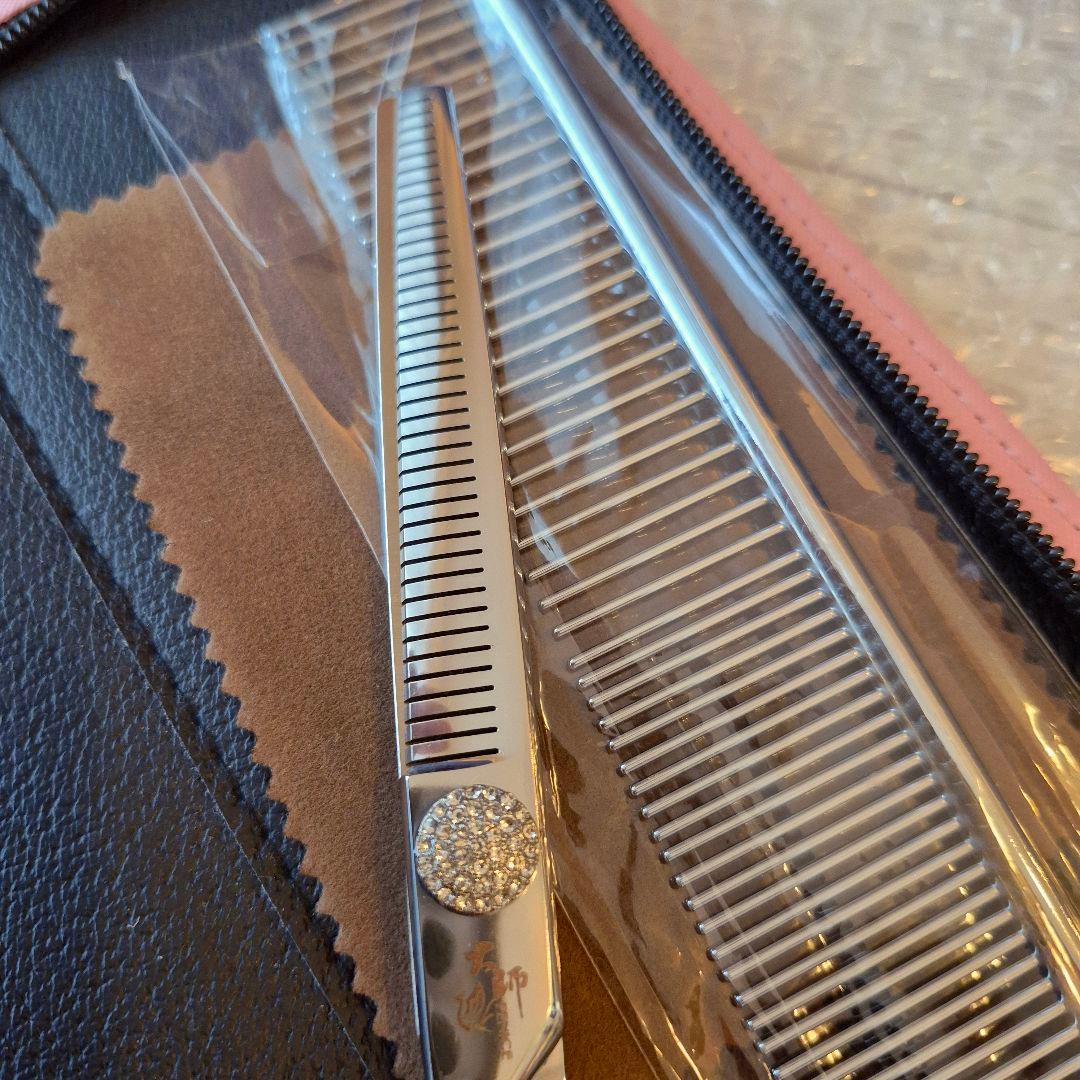 新品☆フェニーチェ 左利き用 セニングシザー 7インチ カット率50