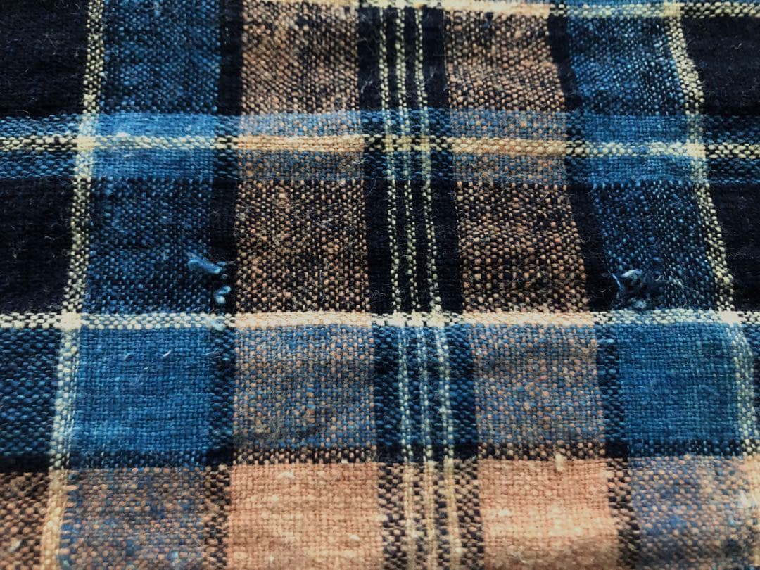 丹波布 民芸 民芸運動 柳宗悦 木綿 手織り 手紡ぎ 草木染め 生地 チェック