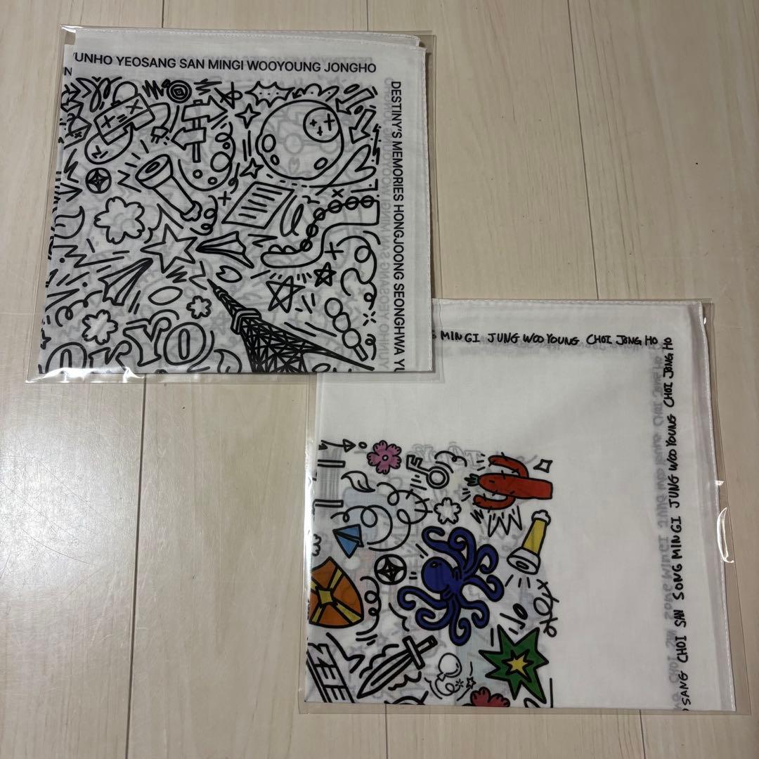 ATEEZ exhibition 東京限定 ハンカチ トレカ コンプセット⑤