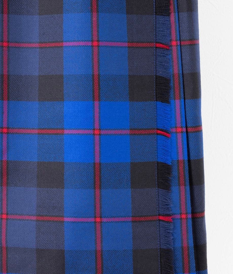 オニールオブダブリン　キルトスカート　ブルー