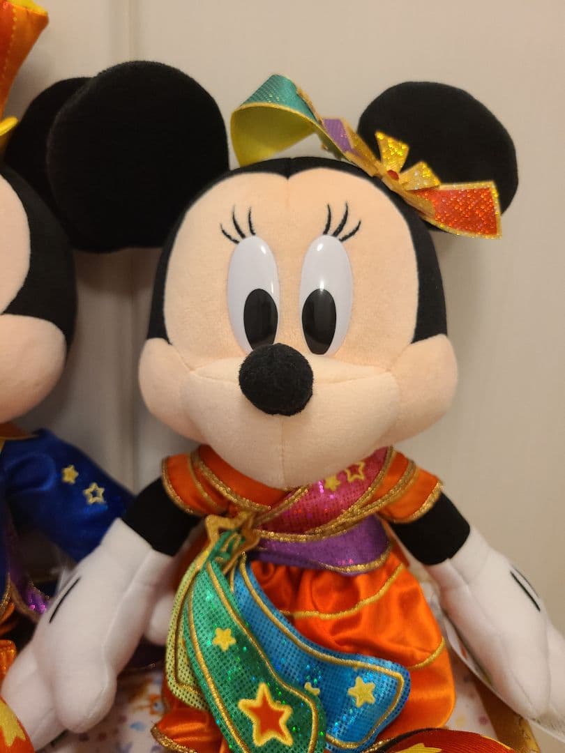 ディズニー 40周年　ぬいぐるみ　ミッキー　ミニー　ハーモニーインカラー