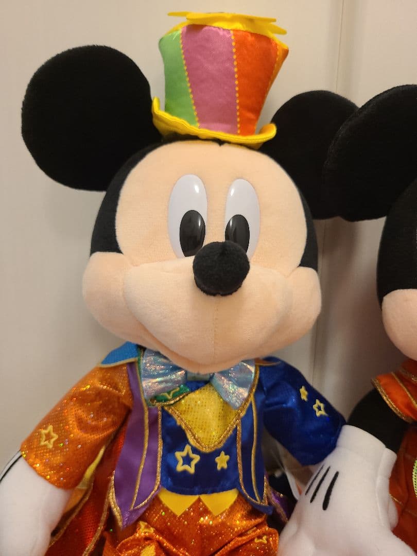 ディズニー 40周年　ぬいぐるみ　ミッキー　ミニー　ハーモニーインカラー