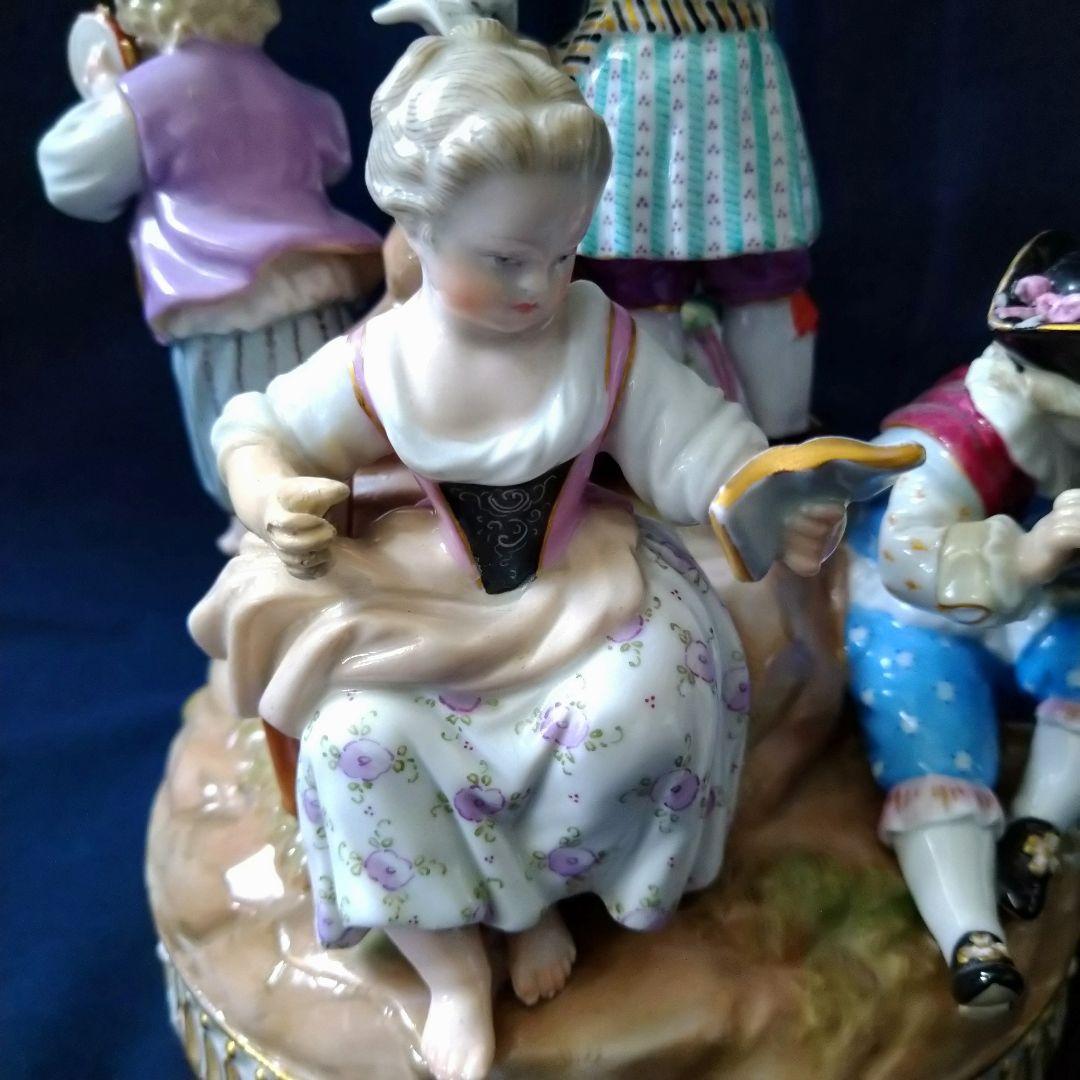 ✤1924年以前・マイセン(Meissen)フィギュリン✤『5人の音楽隊