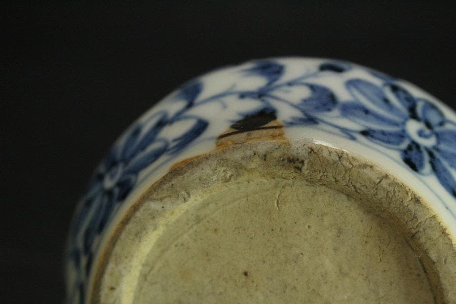 中国美術 青花 手付 器(HA512)