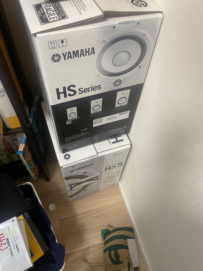 最終値下げ　ペア　Yamaha HS5 W スタジオモニタースピーカー ホワイト