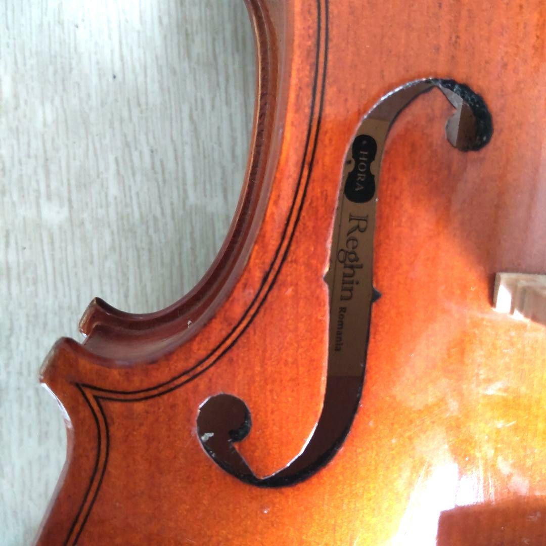 Regin1/8バイオリン、弓、肩当て、ケースセット