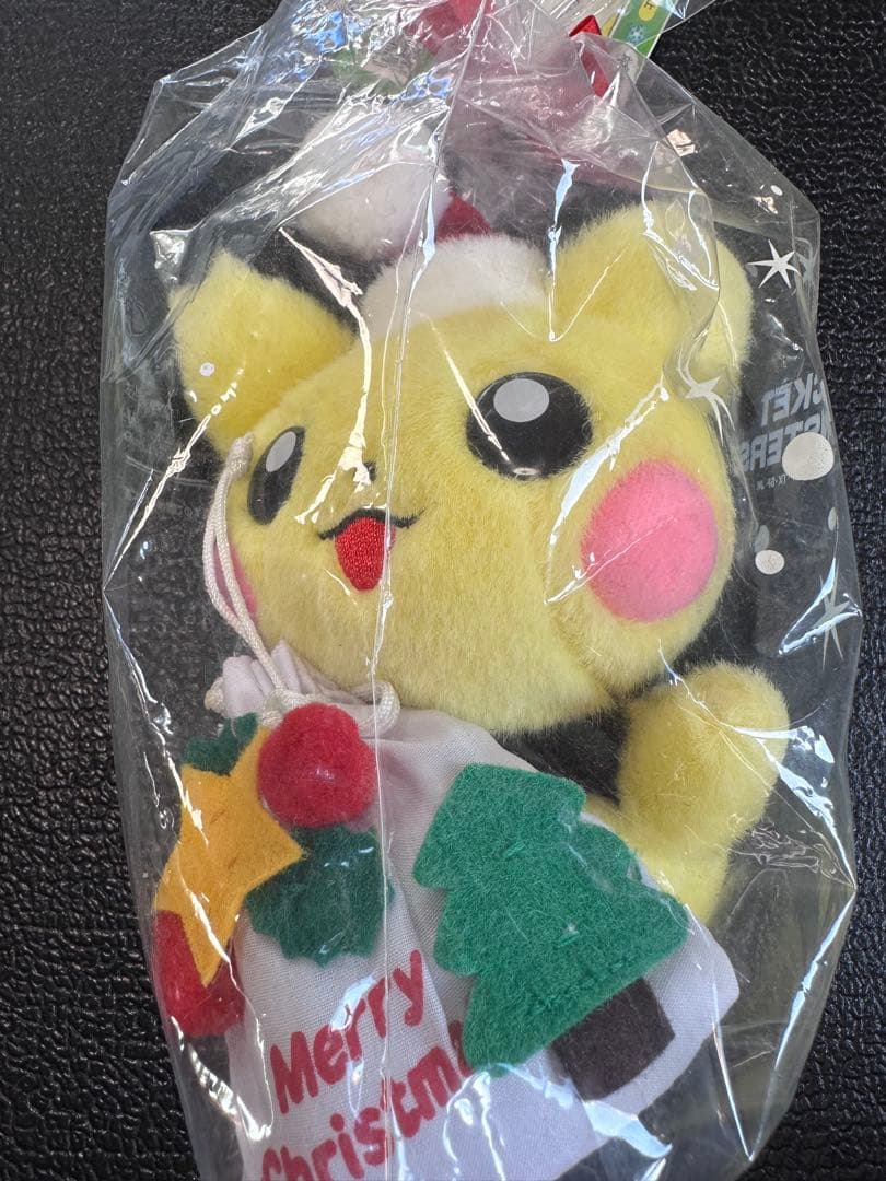ポケモンサンタ TOMY 2000ピチュー タグ　袋付き