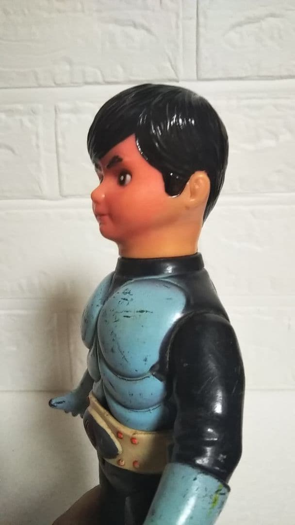 当時もの 面取れ 仮面ライダー ソフビ 25cm