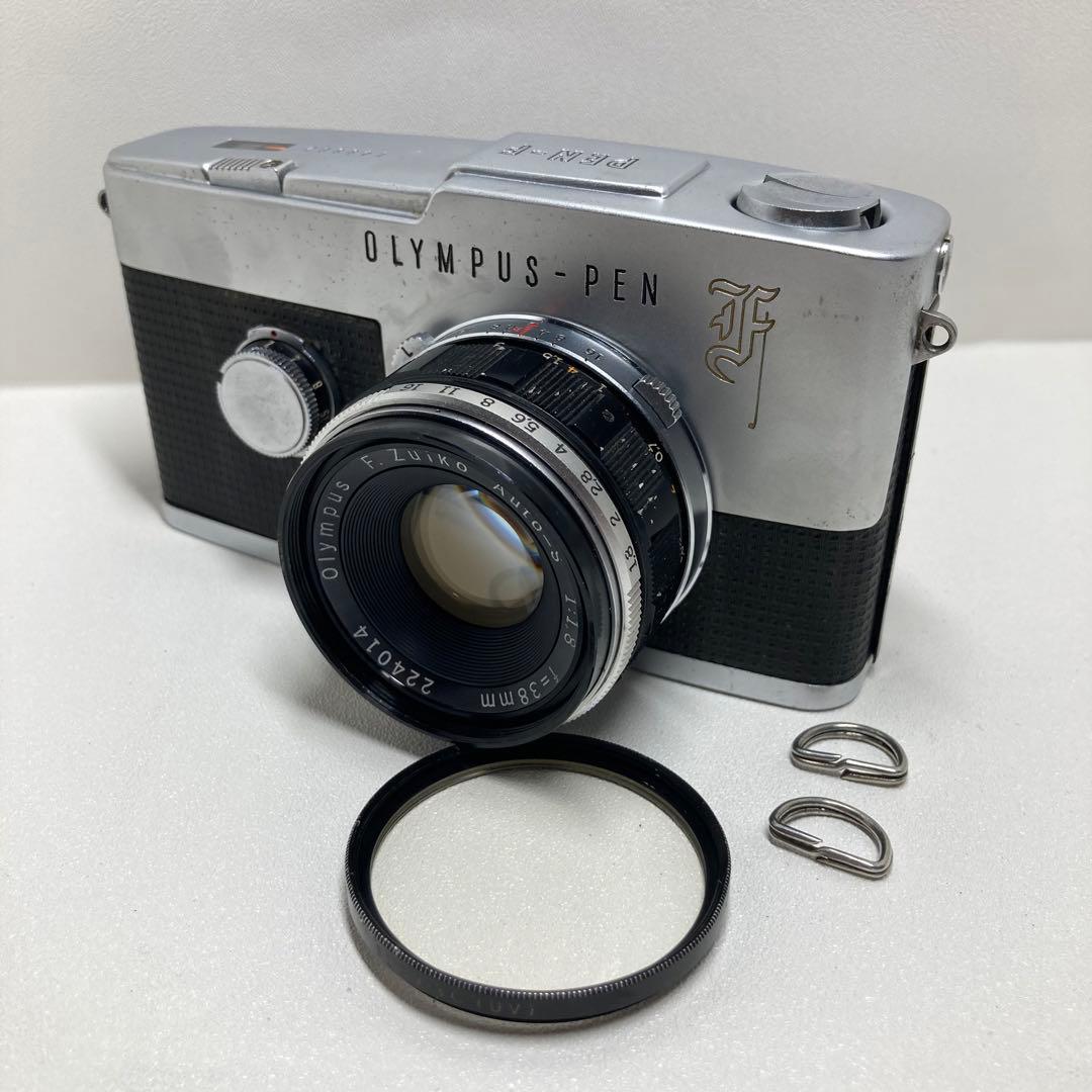 ☆整備済☆完動☆Olympus☆PEN F☆花文字☆レンズセット☆