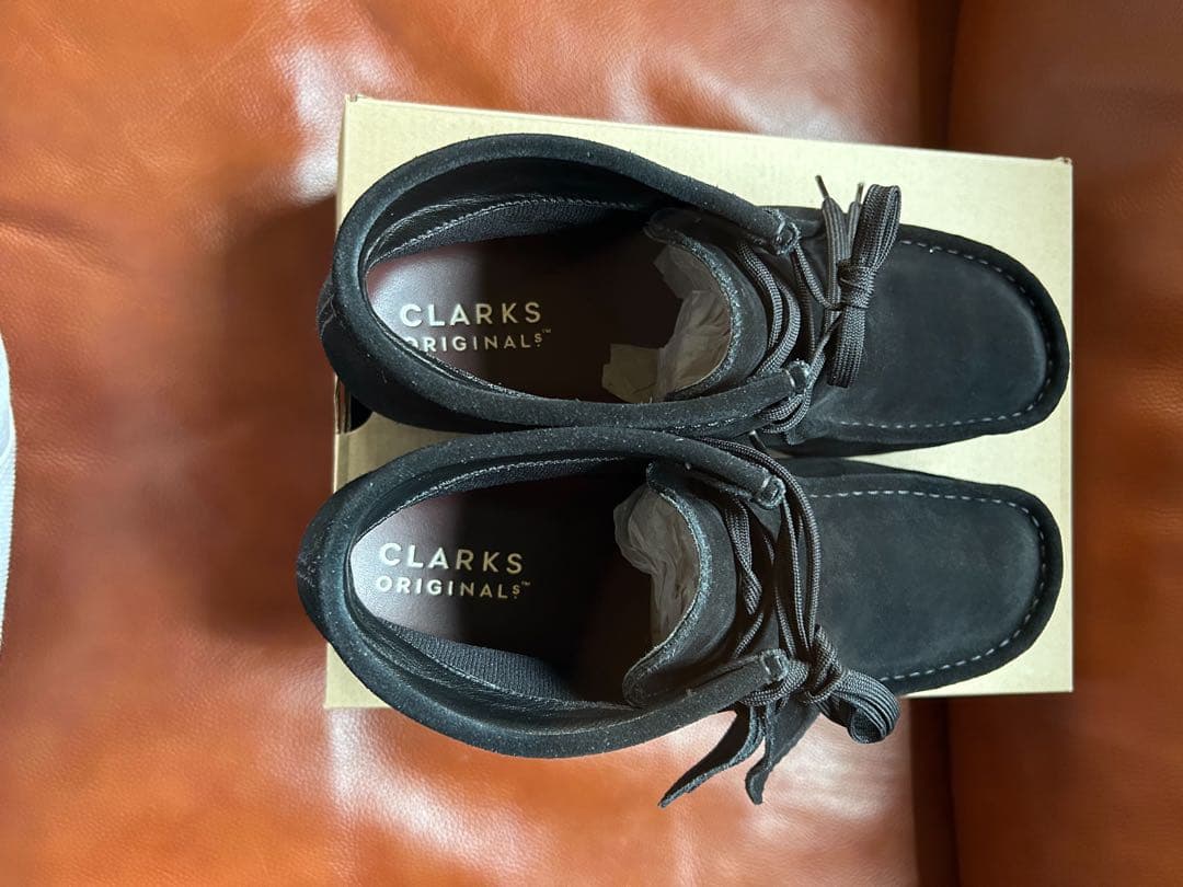 CLARKS Wallabee GTX ブラック 42