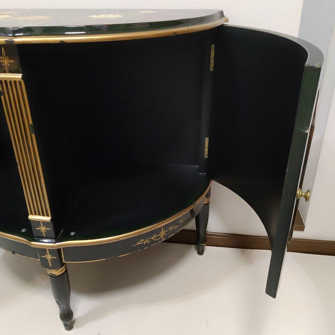 シノワズリ様式 ハンドペイント コンソール キャビネット 飾り棚