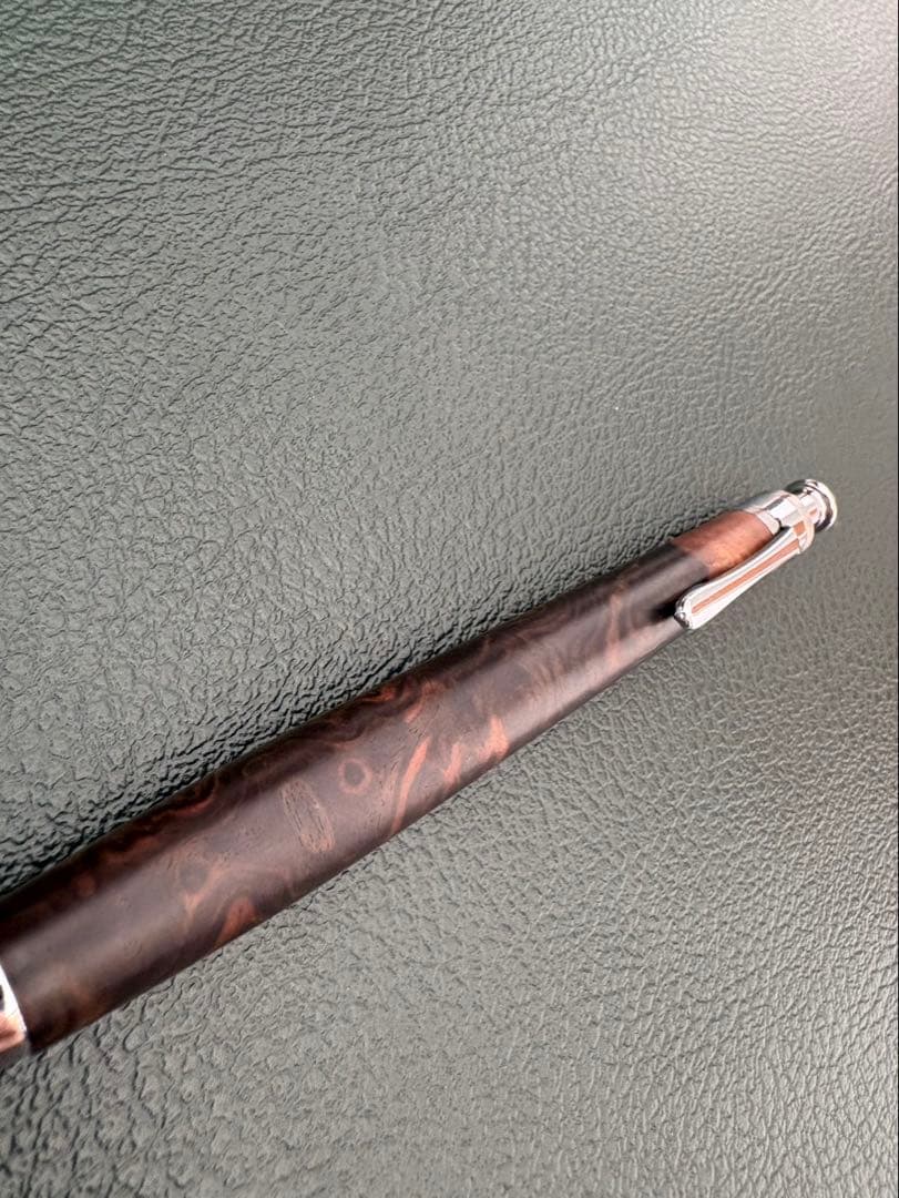 【イベント杢】工房楔 黒檀こぶ杢 ペンシル楔 0.5mm（固定式口金付き）