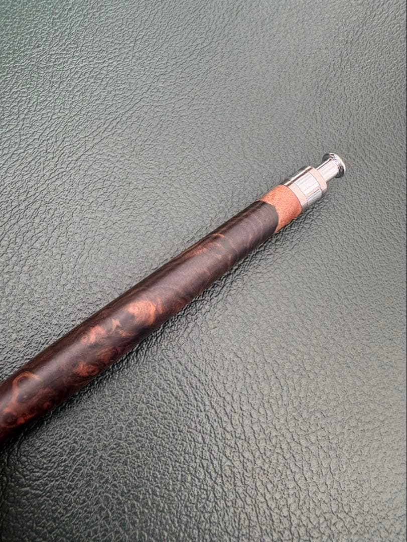 【イベント杢】工房楔 黒檀こぶ杢 ペンシル楔 0.5mm（固定式口金付き）