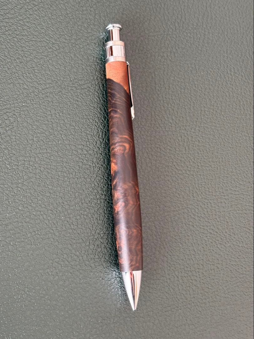 【イベント杢】工房楔 黒檀こぶ杢 ペンシル楔 0.5mm（固定式口金付き）