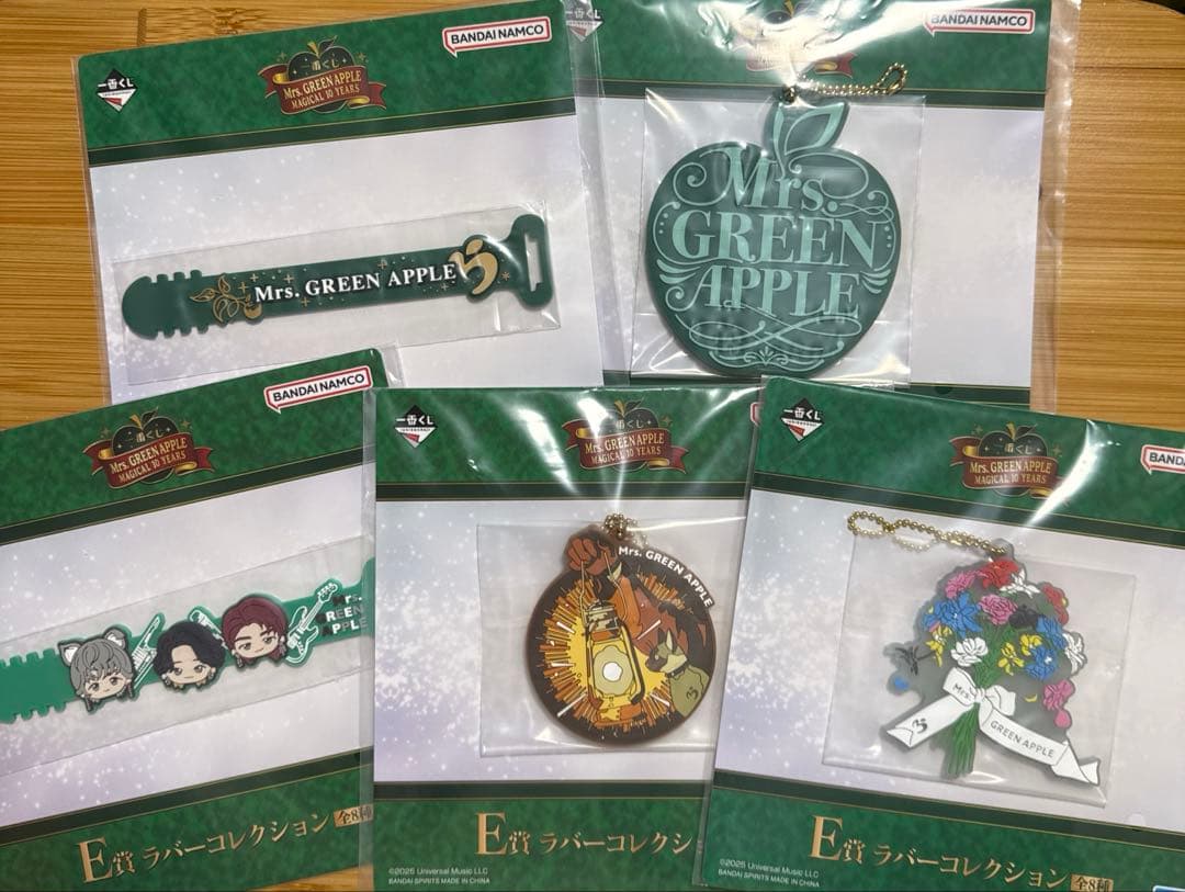 Mrs.GREEN APPLE一番くじ5点セット