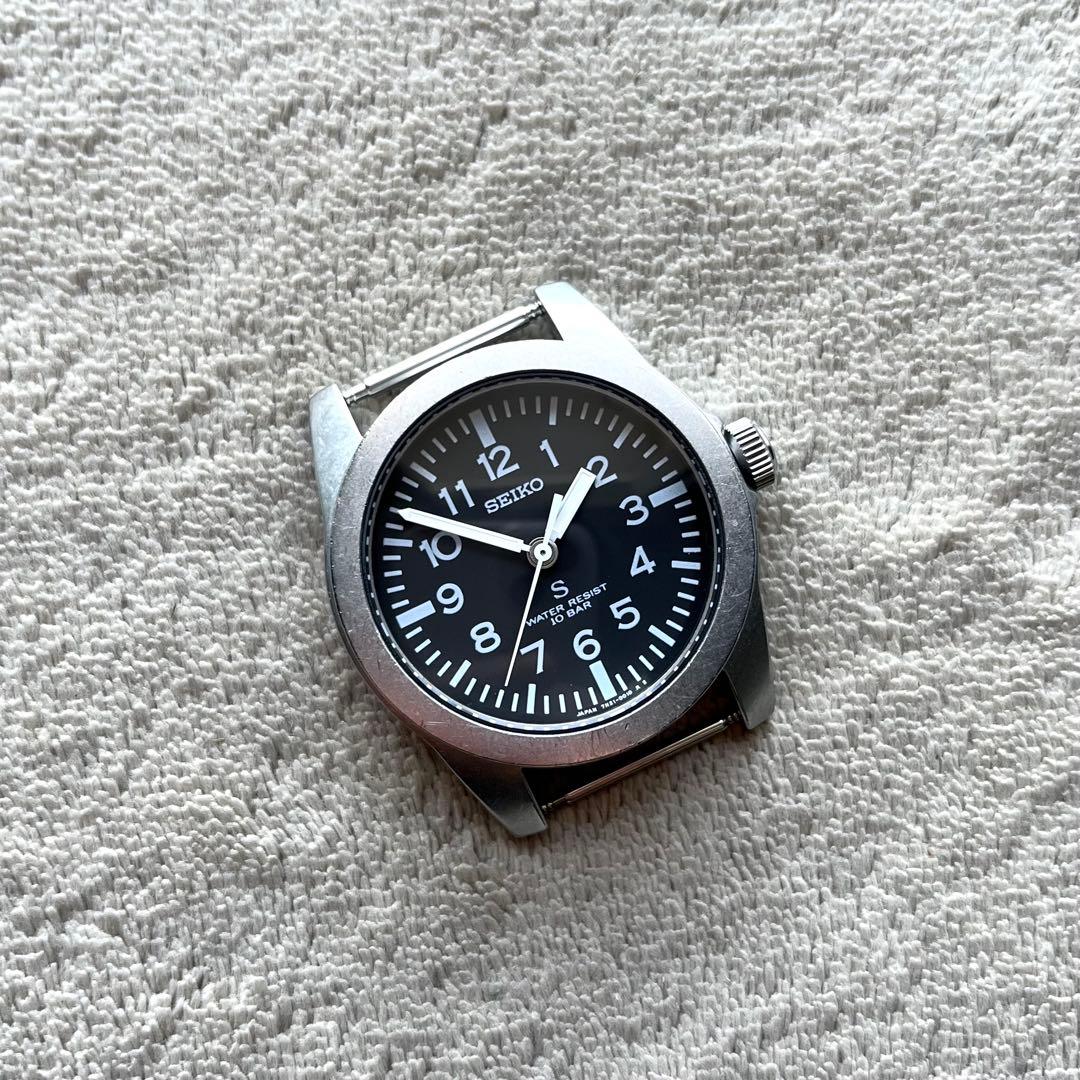最終値下げ SEIKO SUS 7N21-0010 ミリタリーウォッチ