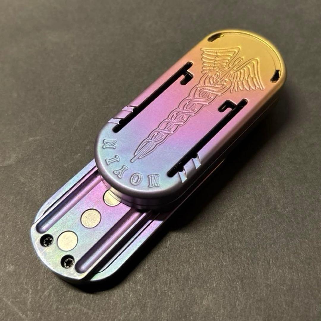 最強の音叉！ チタン製 フィジェットトイ　EDC ハンドスピナー