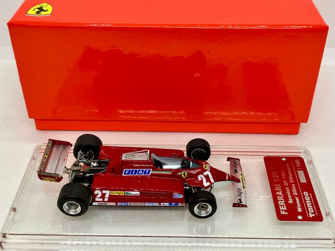 ★フェラーリ 126CK #27★G.ヴィルヌーブ★1981スペインGP優勝★