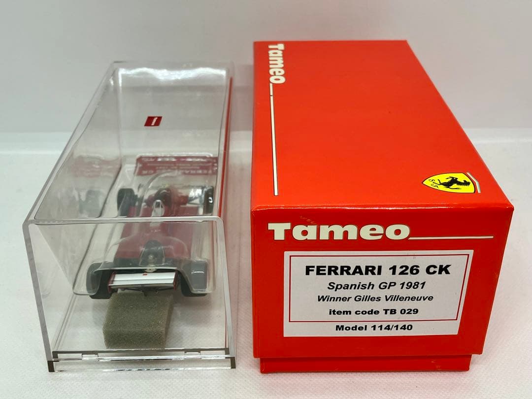 ★フェラーリ 126CK #27★G.ヴィルヌーブ★1981スペインGP優勝★