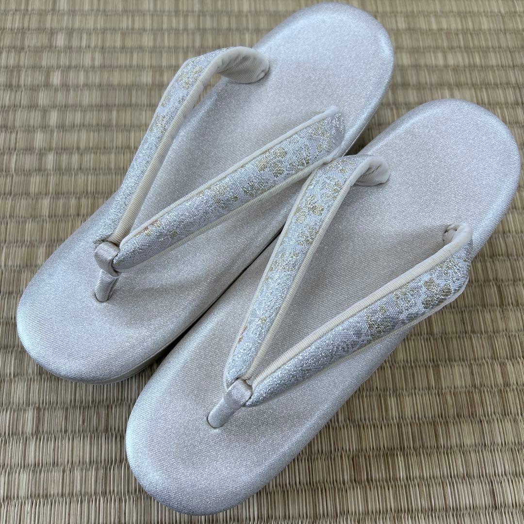 紗織謹製　草履バッグセットL size