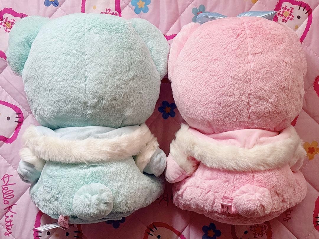 パフポフ ケープ付きぬいぐるみ 巨大 BIG ふわふわ 限定 キキララ くま