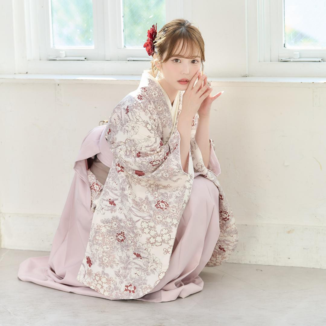 秋山庄太郎監修・正絹振袖着物の写真 【成人式 振袖 フルセット】正絹