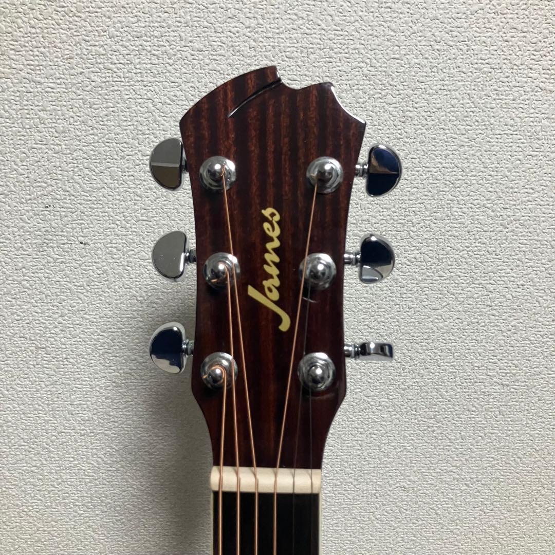 弦新品】James JD400 ジェームス アコースティックギター /ケース付 弦